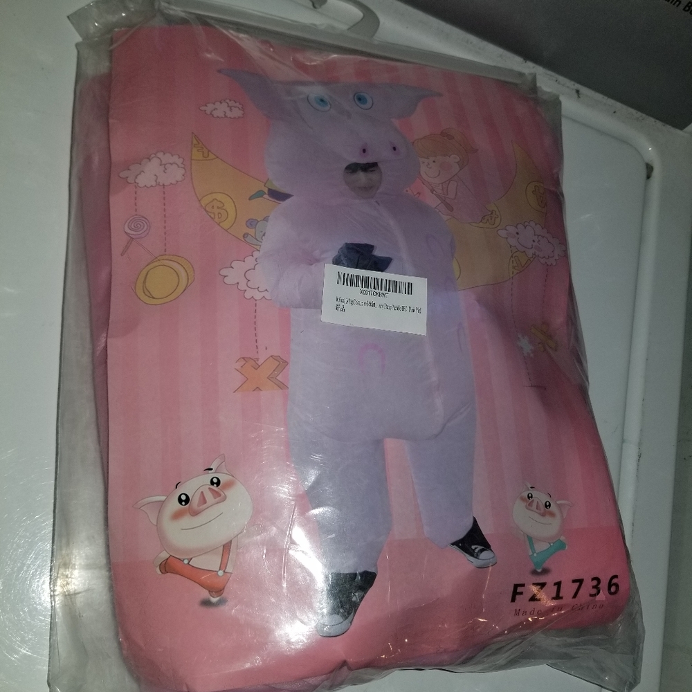 Adult Size Inflatable Pig Costume